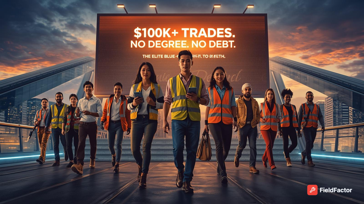 The Top 8 Trades Paying $100K+ Without a Degree (And Why They’re Beating Tech)